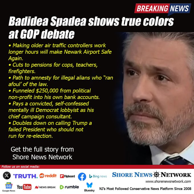 Ciattarelli emerges as clear GOP frontrunner in New Jersey as Spadea campaign spirals out of control Ciattarelli emerges as clear GOP frontrunner in New Jersey as Spadea campaign spirals out of control