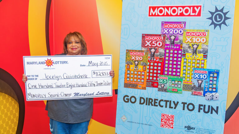 Laurel woman wins $112k monopoly second-chance lottery prize after mistaking it for $12k - photo licensed by shore news network.