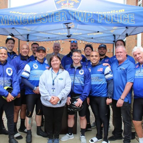 Manchester officers depart on police unity tour honoring fallen colleagues - photo licensed by shore news network.