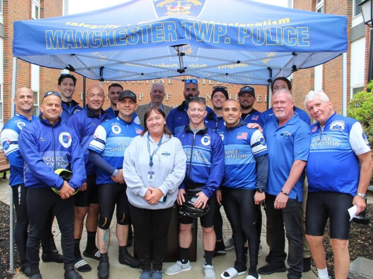 Manchester officers depart on police unity tour honoring fallen colleagues - photo licensed by shore news network.