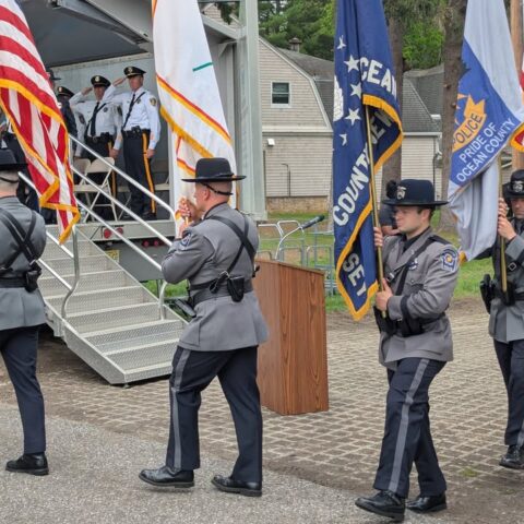 Ocean county law enforcement honors fallen officers at annual memorial - photo licensed by shore news network.