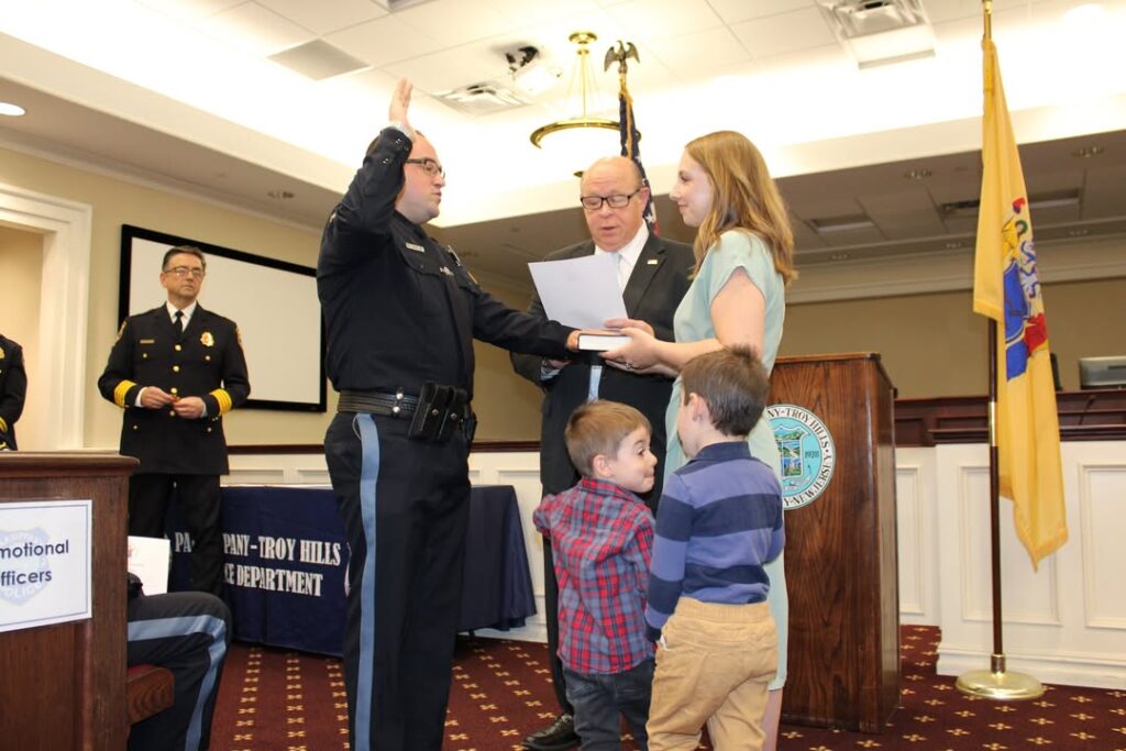 Six Parsippany police officers promoted in department ceremony Six Parsippany police officers promoted in department ceremony