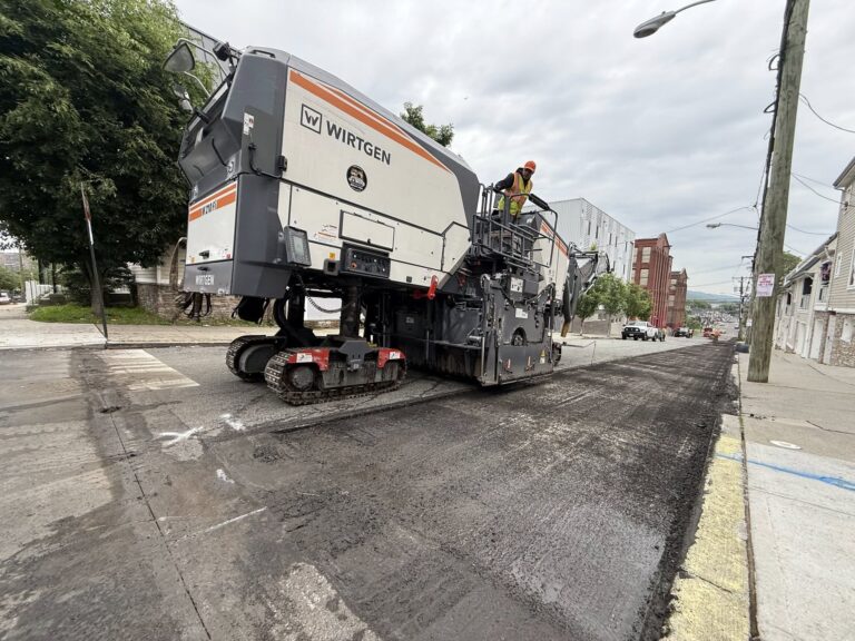 Paterson road crews begin milling and concrete work in 1st and 4th wards - photo licensed by shore news network.