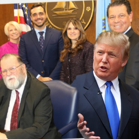 Ocean county commissioners who opposed trump's one big beautiful bill flip fop after political backlash - photo licensed by shore news network.