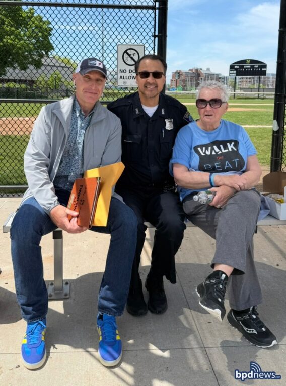 Boston police join community walk from Charlestown to North End in weekly outreach program