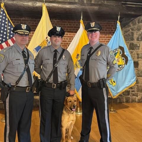 Ocean county's new bomb sniffing dog ready to serve across entire state of new jersey - photo licensed by shore news network.