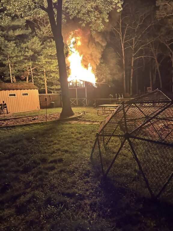 Overnight shed fire in Beachwood under investigation, no injuries reported