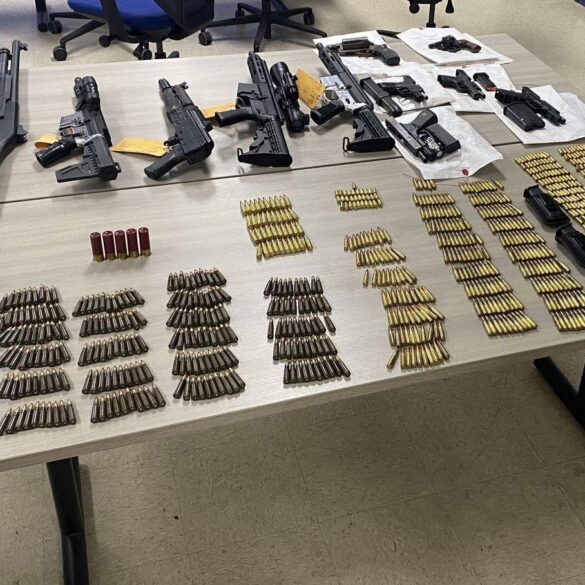 Cops: man robs victim for shoes, hoards firearms - photo licensed by shore news network.