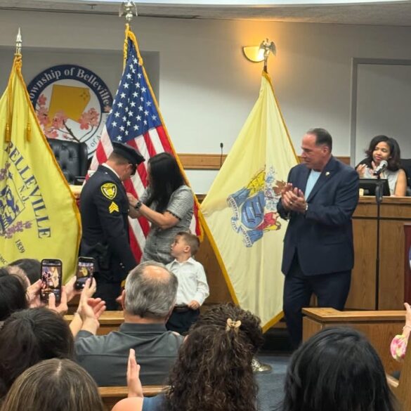 Belleville swears in 10 new officers and promotes detective to sergeant - photo licensed by shore news network.