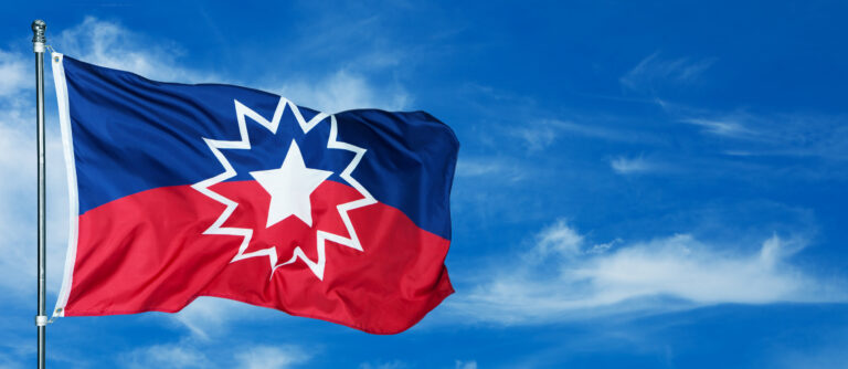 New jersey town replaces american flag with juneteenth flag outside town hall - photo licensed by shore news network.