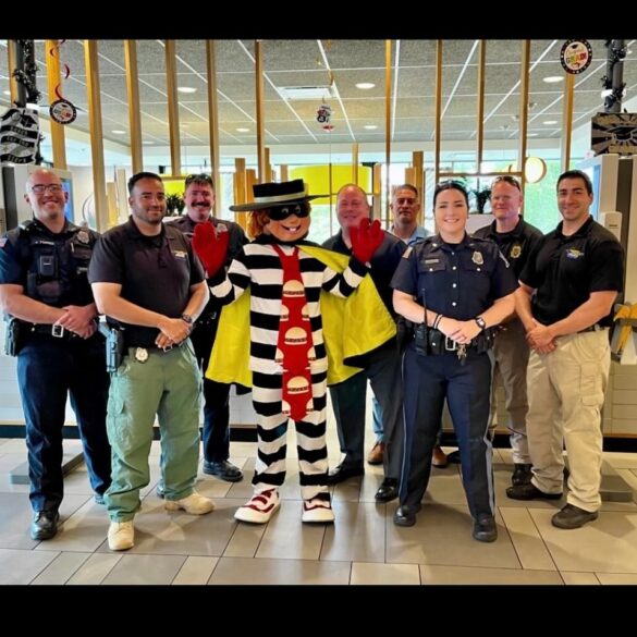 Marlboro police thank local mcdonald's for hosting community event - photo licensed by shore news network.