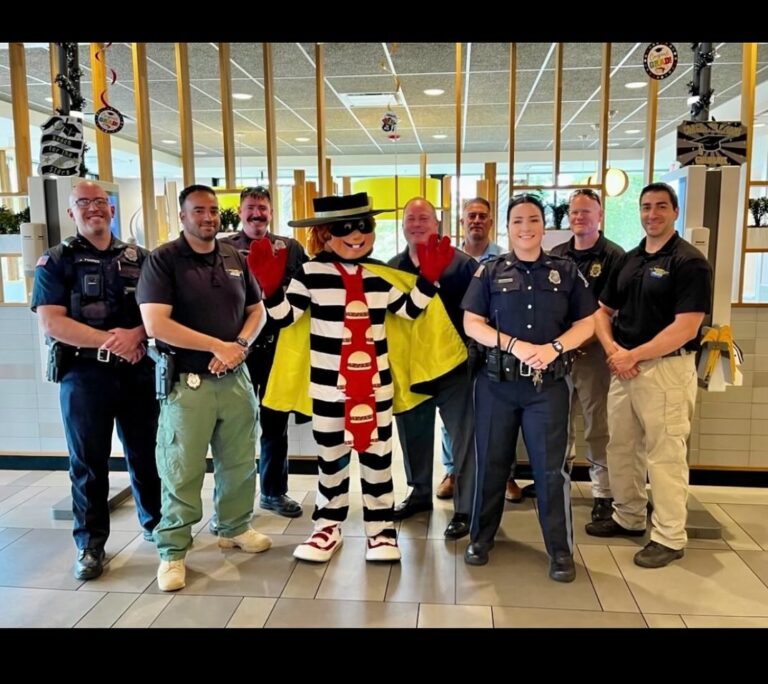 Marlboro police thank local mcdonald's for hosting community event - photo licensed by shore news network.