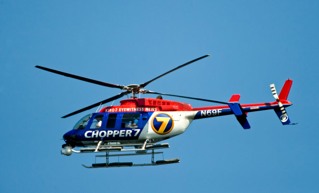 News helicopters compromised morning police operation in Philadelphia