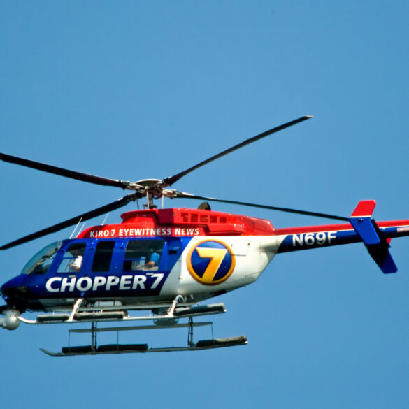News helicopters compromised morning police operation in philadelphia - photo licensed by shore news network.