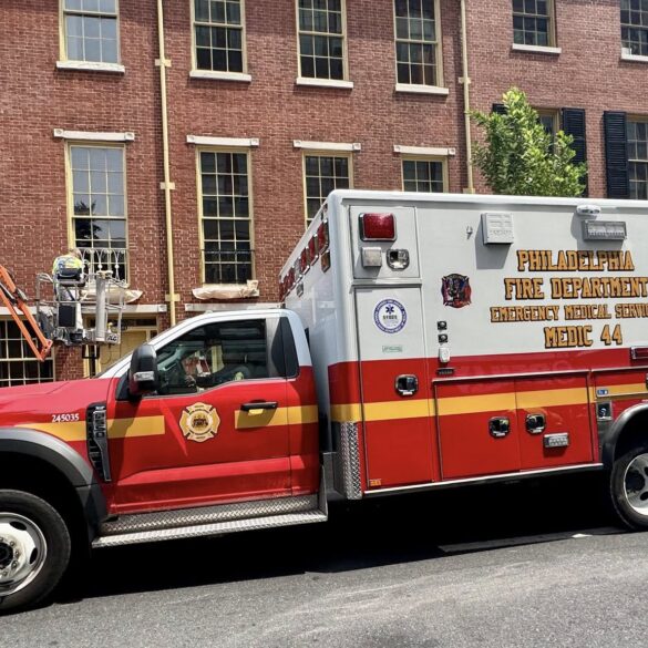 Grandmother jumps out window with baby as pregnant mom and two children die in philadelphia house fire - photo licensed by shore news network.