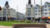 Pier Village at Long Branch in New Jersey, USA. Long Branch takes its name from the long branch or south branch of the Shrewsbury River.
