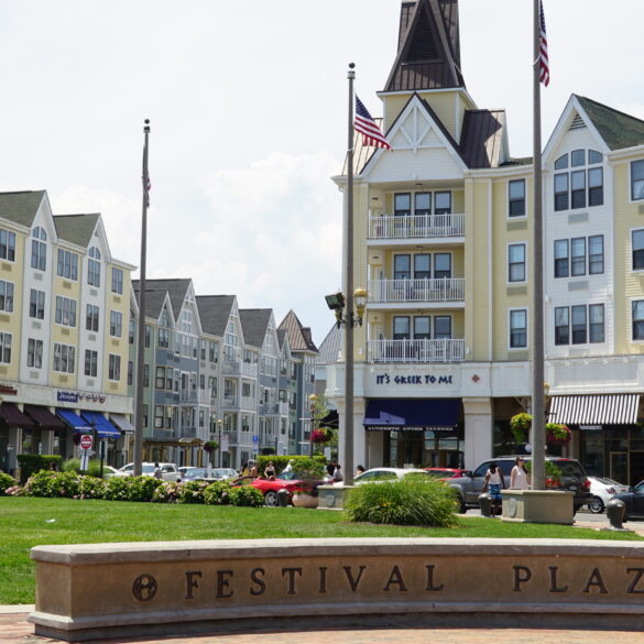 Pier village at long branch in new jersey, usa. Long branch takes its name from the long branch or south branch of the shrewsbury river.