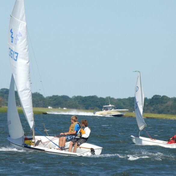 Youth sailors set to race in wildwoods back bays for summer regatta - photo licensed by shore news network.