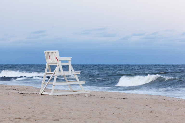 Teen lifeguard impaled by umbrella at new jersey beach - photo licensed by shore news network.