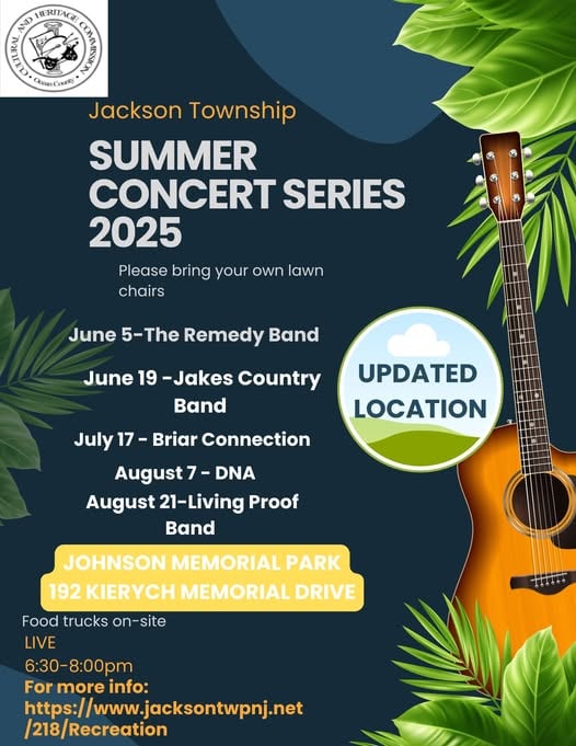 Jackson Township kicks off 2025 summer concert series Jackson Township kicks off 2025 summer concert series