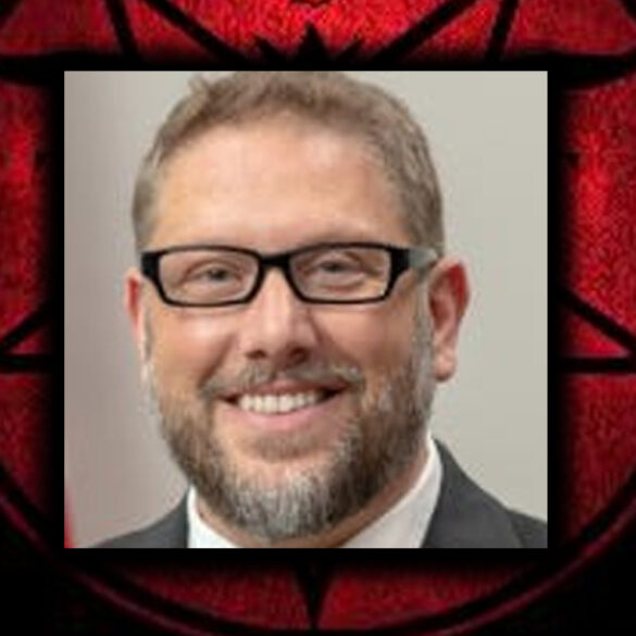 Plumsted town hall blasphemized with satanic ritual services, one year later - photo licensed by shore news network.