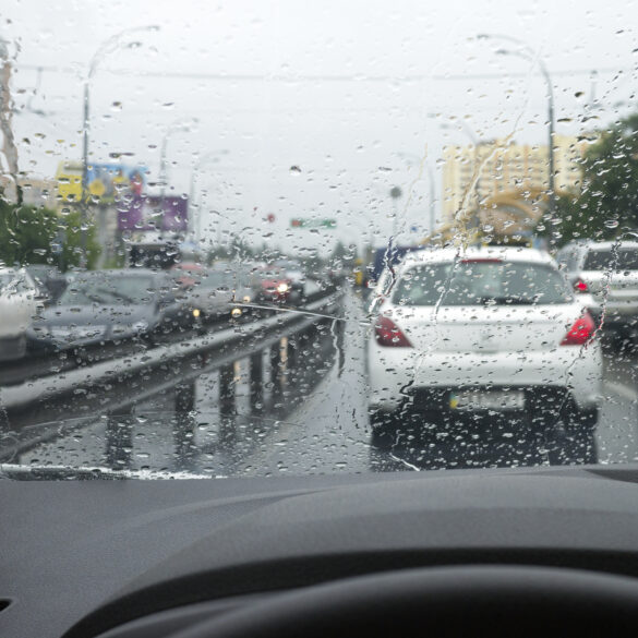 Monday morning commute: wet roads, rain, and delays kick off new jersey work week - photo licensed by shore news network.