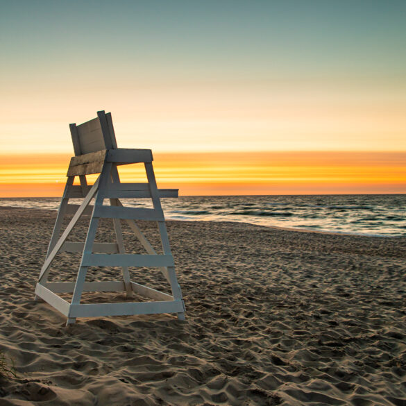 Two swimmers rescued from dangerous surf in south seaside park - photo licensed by shore news network.