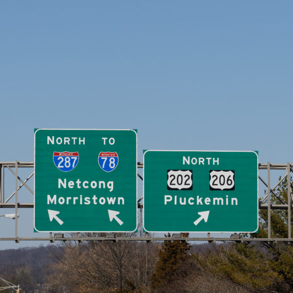 Major new jersey highway buckles under extreme heat causing traffic delays - photo licensed by shore news network.