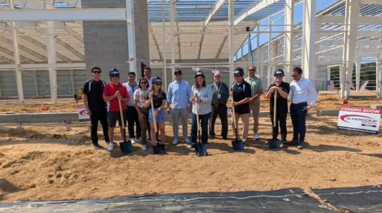Brick breaks ground on long-awaited sports dome at long abandoned foodtown site - photo licensed by shore news network.