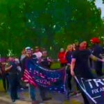 Trump supporters spoil No Kings protest at Ocean County Mall