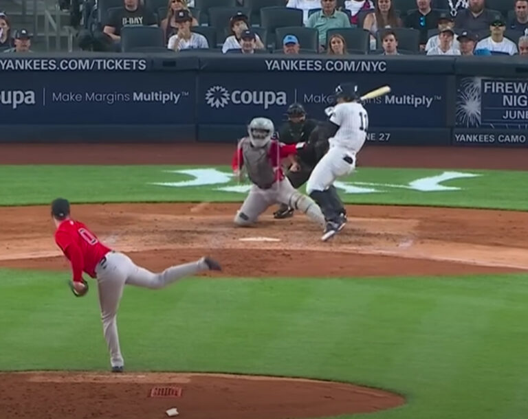 Volpe exits for x-ray after early homer as yankees top red sox 9-6 at yankee stadium - photo licensed by shore news network.