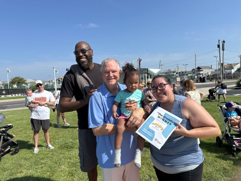 Tiny racers take big wins at Wildwoods baby crawl and waddle