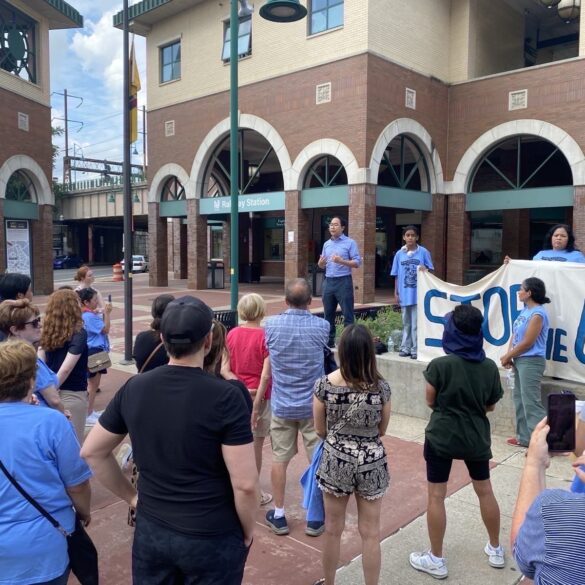 Senator andy kim might knock on your door to tell you he doesn't like tom kean, jr. - photo licensed by shore news network.