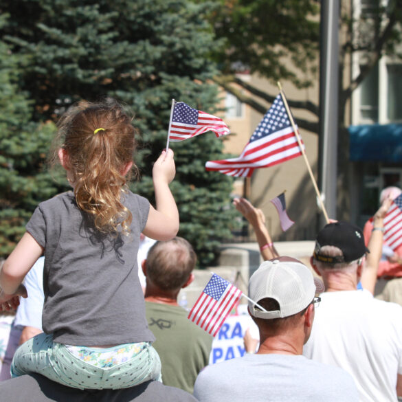 Removing a pride flag is a hate crime in new jersey, but removing an american flag is not - photo licensed by shore news network.