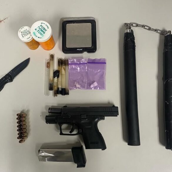 Cops seize gun, drugs and nunchucks in fair lawn bust - photo licensed by shore news network.