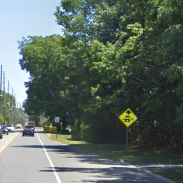 Once sleepy cross street to become five lane highway connecting toms river to lakewood - photo licensed by shore news network.