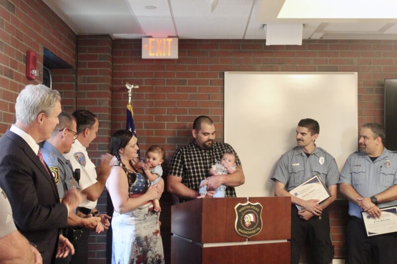 Webster police and EMS honored for life-saving response during at-home childbirth