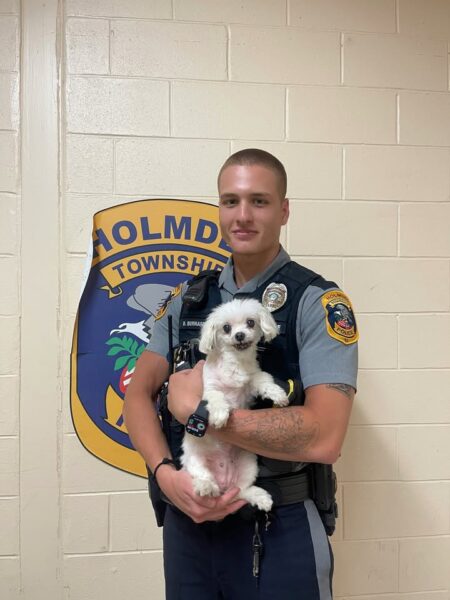 Friendly dog found on bethany road, holmdel police seek owner - photo licensed by shore news network.