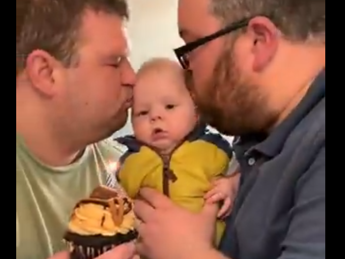 Gay couple goes viral for baby surrogacy video, one later identified as Pennsylvania registered sex offender
