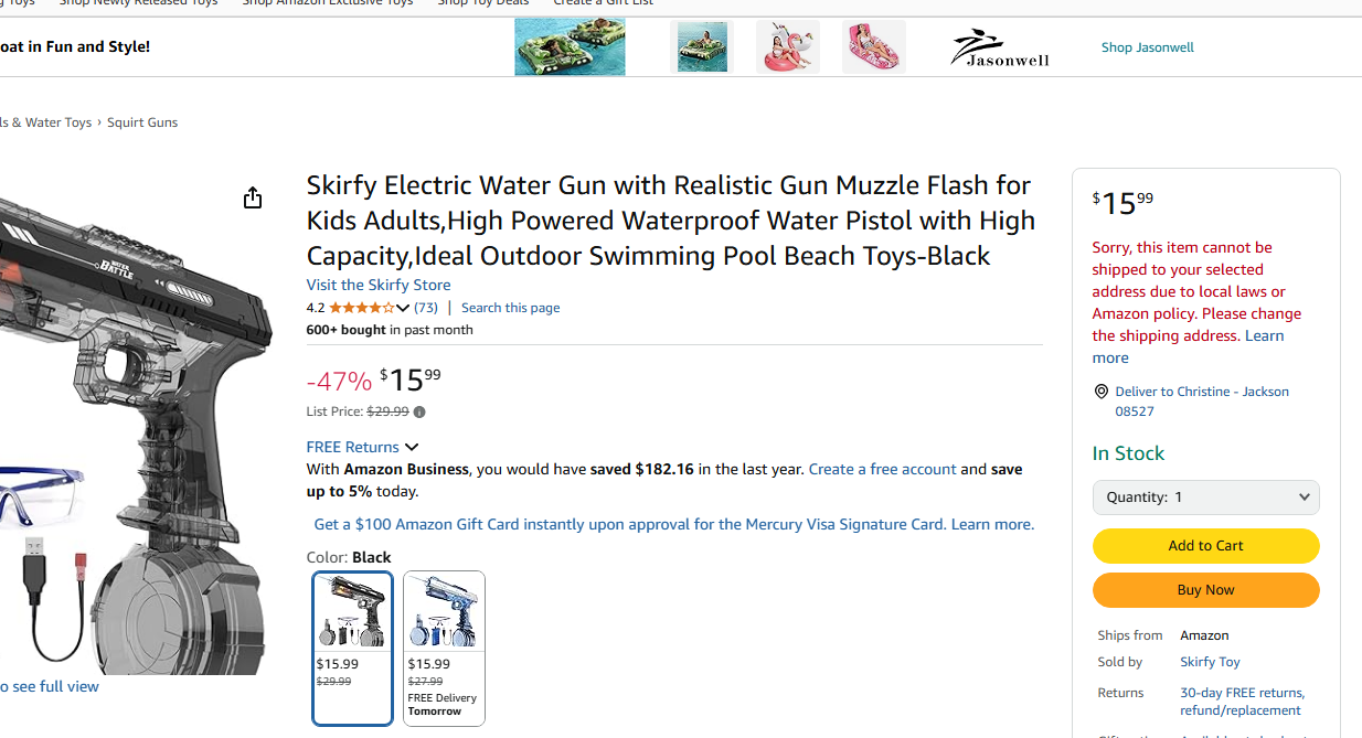 Amazon bans sale of these toys because of a New Jersey law signed by Governor Phil Murphy Amazon bans sale of these toys because of a New Jersey law signed by Governor Phil Murphy