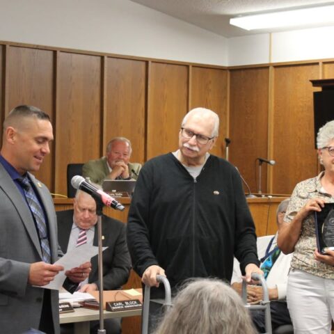 Manchester police honor john mcguire with community champion award - photo licensed by shore news network.