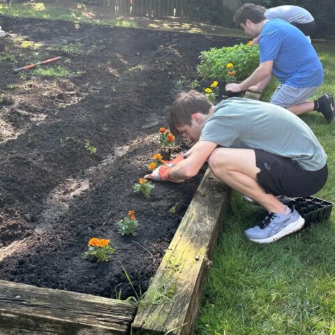 Scotch plains teens plant church garden to grow food for families in need - photo licensed by shore news network.