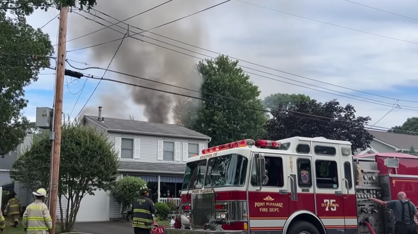 Point Pleasant home damaged in fire started by pool filter