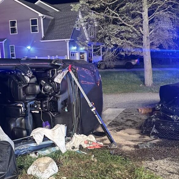 Two airlifted after jeep overturns in manchester township crash - photo licensed by shore news network.