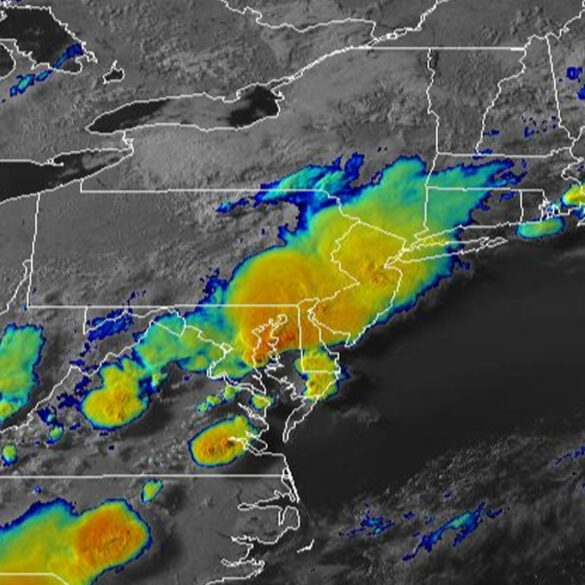 Tornado warning issued as severe storms hit new jersey and surrounding areas - photo licensed by shore news network.