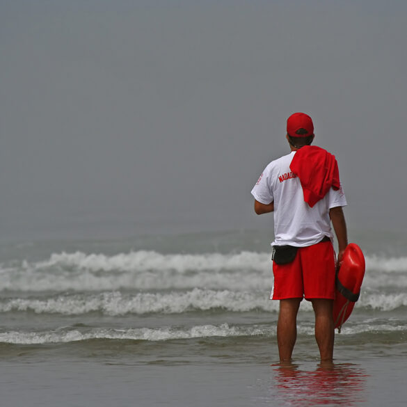 Beach patrol - lifeguard on duty