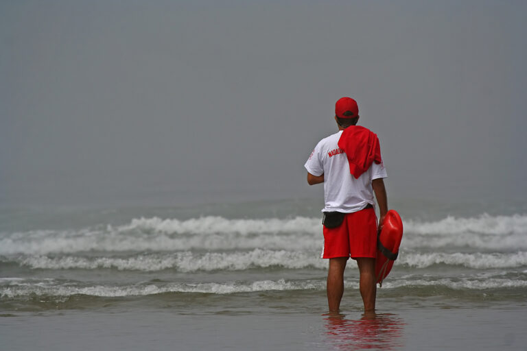 Beach patrol - lifeguard on duty