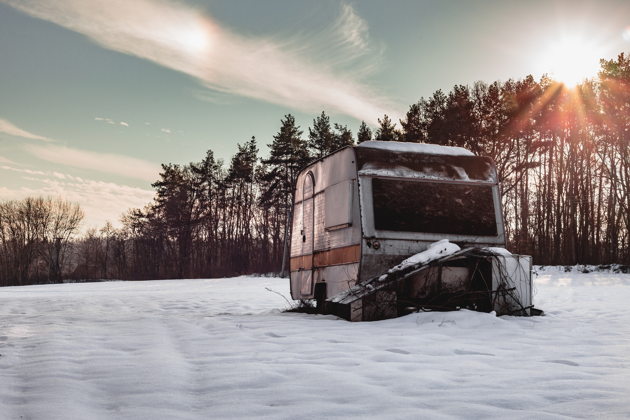 Newport man arrested for woman's death in unheated camper during freezing temps last winter