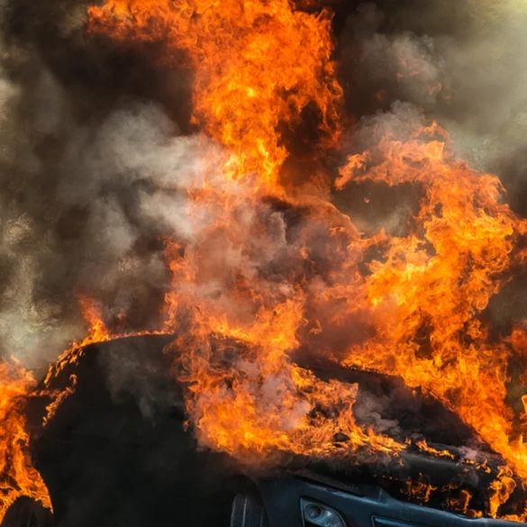 Crash and vehicle fire snarl nj morning commute with major delays across highways - photo licensed by shore news network.