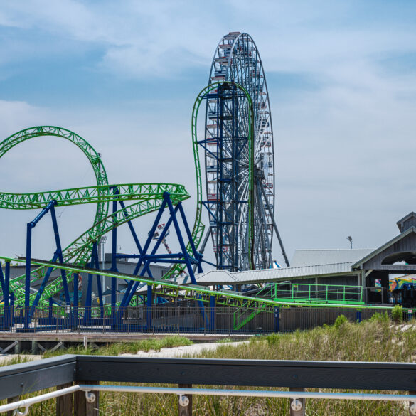 Fights erupt along seaside heights boardwalk as police make arrests saturday night - photo licensed by shore news network.